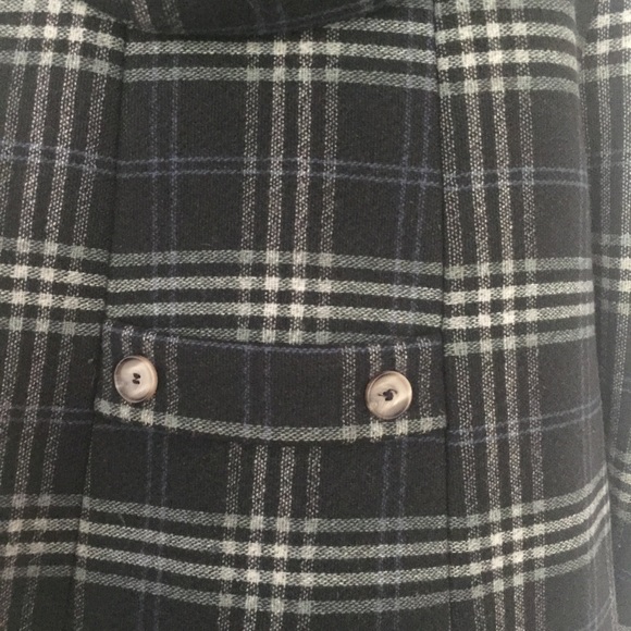 SOLD MAJE Fur Hooded Wool Short Coat, US 6..like new - Picture 6 of 7